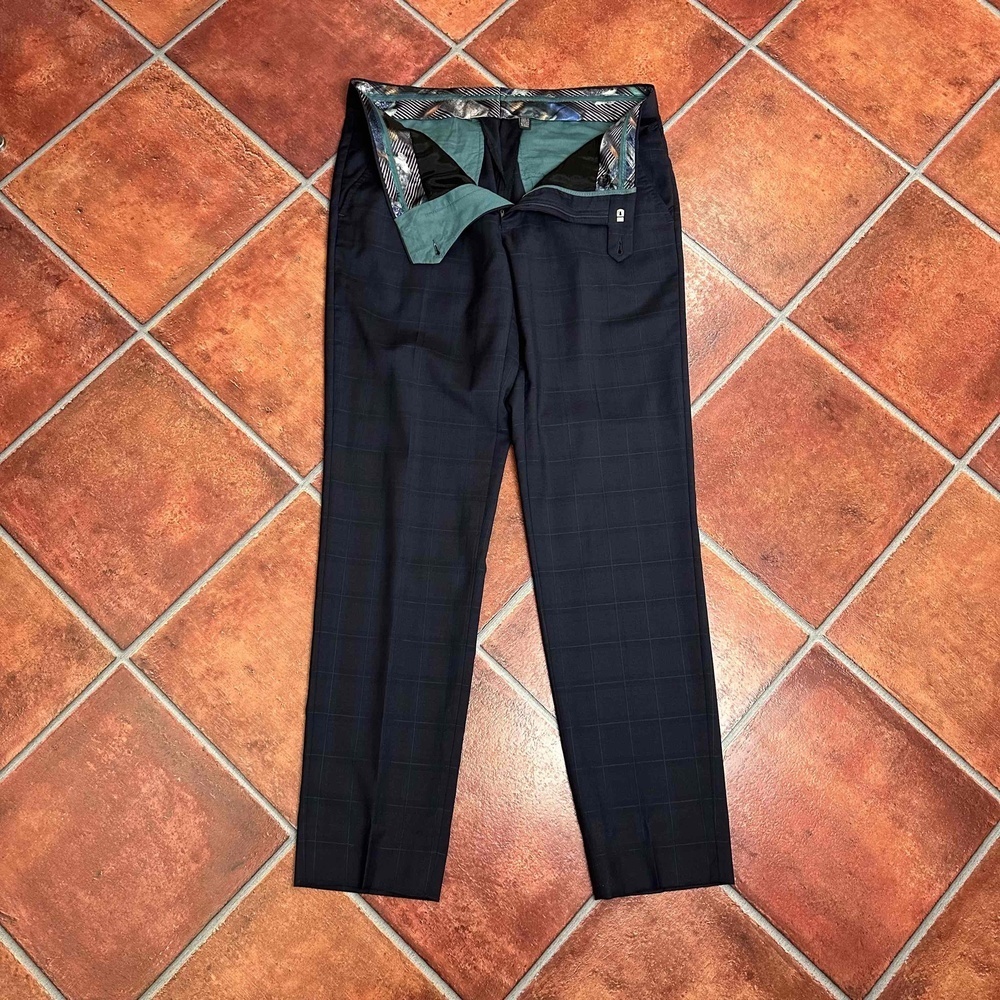 Ted Baker Patterned Dress Slacks Size 33